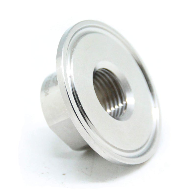 QiiMii Sanitary Female Threaded Pipe Fitting to 1.5 Inch Tri Clamp (OD 50.5mm Ferrule) (Pipe Size: 1/2"" NPT) - Image 5